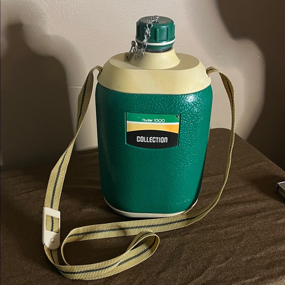 😀Vintage insulated water bottle canteen hunter 1000